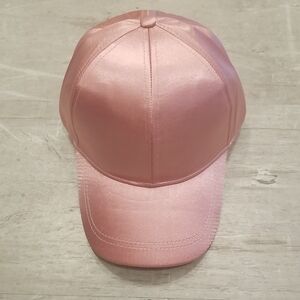 💕MICHAEL STARS💕 Satin Dreams Baseball Cap ~ Pink NWT